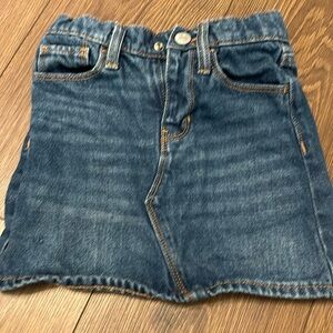 Girls denim 5 pocket mini skirt